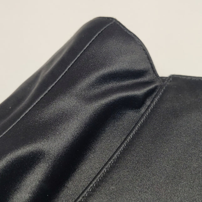Dior Saddle Mini Silk Handbag Black with crystals