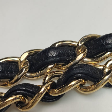 Chanel Classic Flap Jumbo Black Lambskin Leather Single Flap Gold Hardware 2010-11
