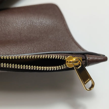 Gucci Softbit Maxi Shoulder Bag Dark Brown Calfskin Leather