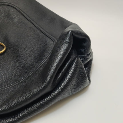 Sac porté épaule Gucci Softbit Maxi en cuir de veau noir