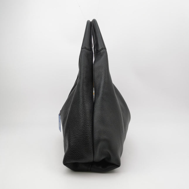Gucci Softbit Maxi Shoulder Bag Black Calfskin Leather