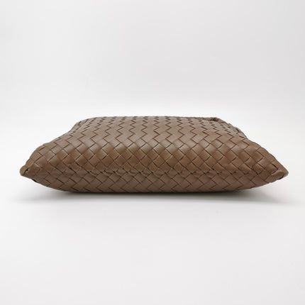 Bottega Veneta Hop Hobo Medium Leather Nutty Brown