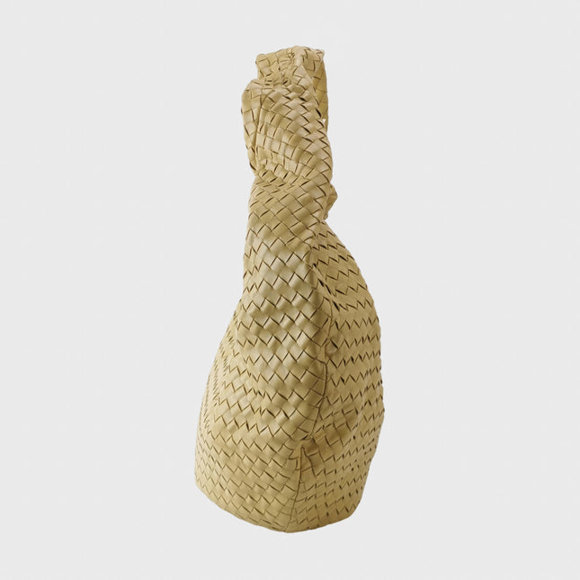 Bottega Veneta Jodie Maxi Lambskin Leather Beige Oats 70cm