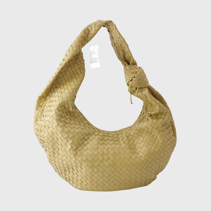 Bottega Veneta Jodie Maxi Lambskin Leather Beige Oats 70cm