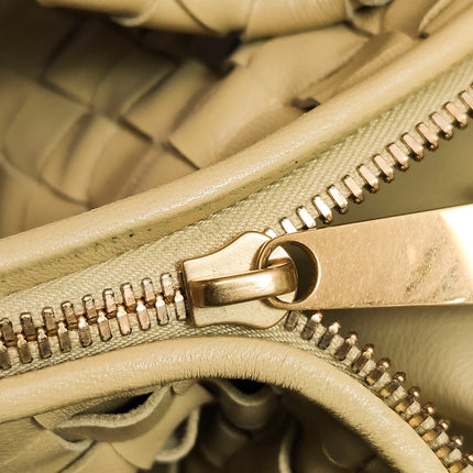 Bottega Veneta Jodie Maxi Lambskin Leather Beige Oats 70cm