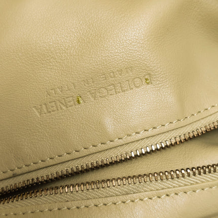 Bottega Veneta Jodie Maxi Lambskin Leather Beige Oats 70cm
