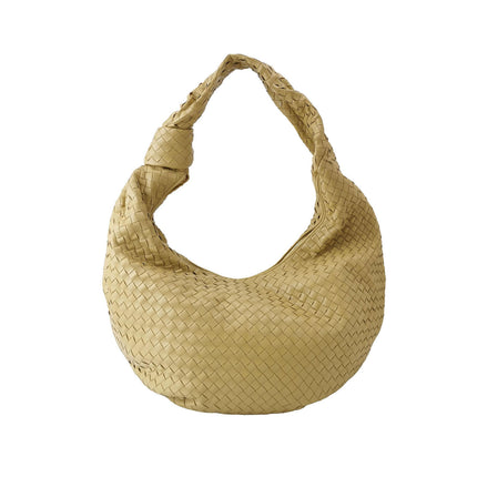 Bottega Veneta Jodie Maxi Lambskin Leather Beige Oats 70cm