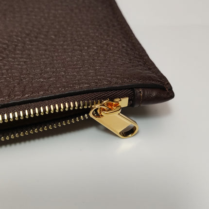 Gucci Softbit Maxi Shoulder Bag Dark Brown Calfskin Leather