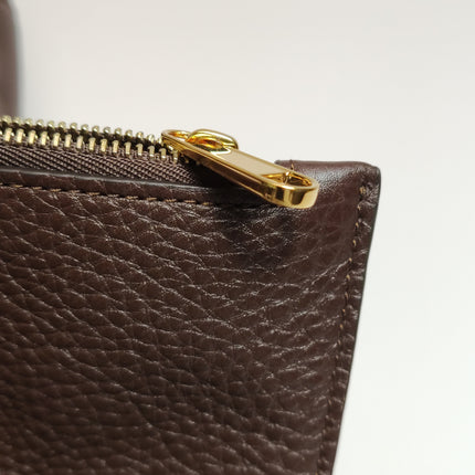 Gucci Softbit Maxi Shoulder Bag Dark Brown Calfskin Leather