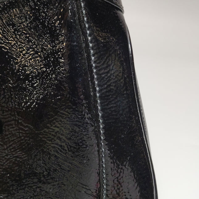 Gucci Jackie 1961 Small Black Patent Leather Shoulder Bag S24