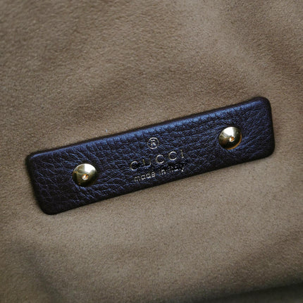 Gucci Softbit Maxi Shoulder Bag Dark Brown Calfskin Leather