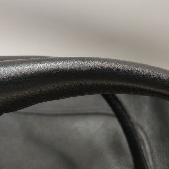 Gucci Softbit Maxi Shoulder Bag Black Calfskin Leather