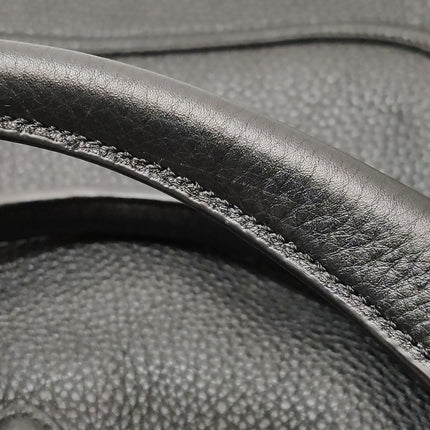 Gucci Softbit Maxi Shoulder Bag Black Calfskin Leather