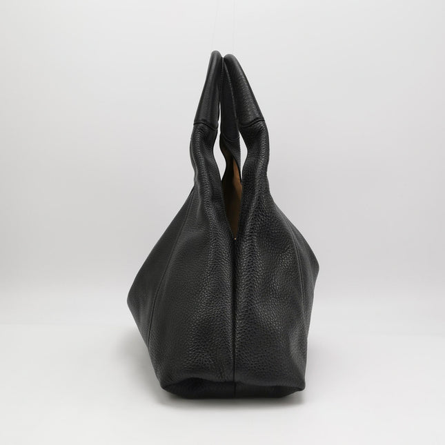 Gucci Softbit Maxi Shoulder Bag Black Calfskin Leather