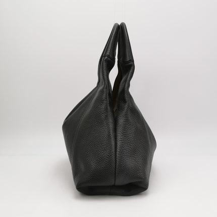 Gucci Softbit Maxi Shoulder Bag Black Calfskin Leather