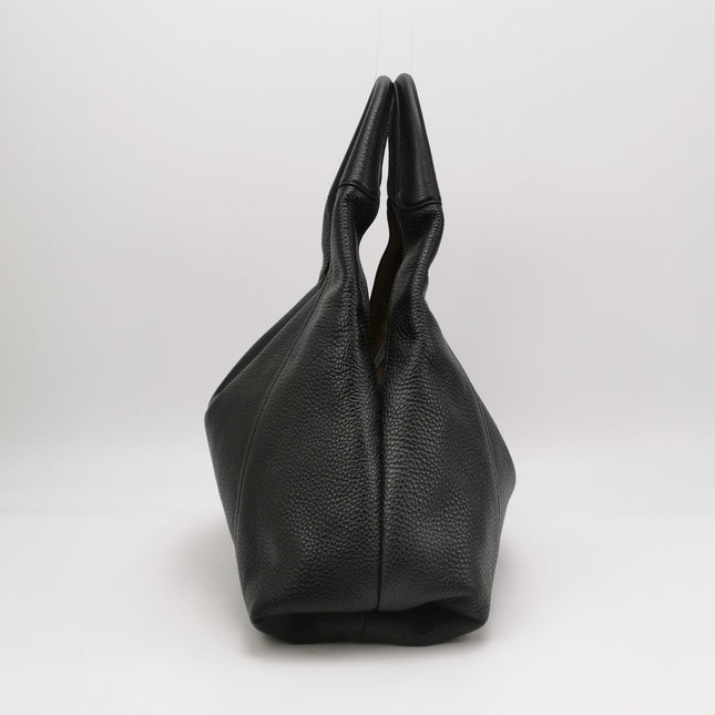 Gucci Softbit Maxi Shoulder Bag Black Calfskin Leather
