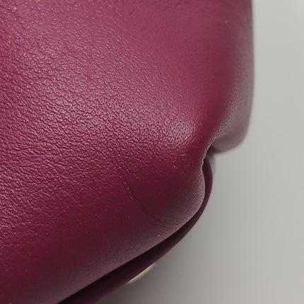 Bottega Veneta Ciao Ciao Medium Raspberry Pink Leather Gold Hardware Crossbody Bag