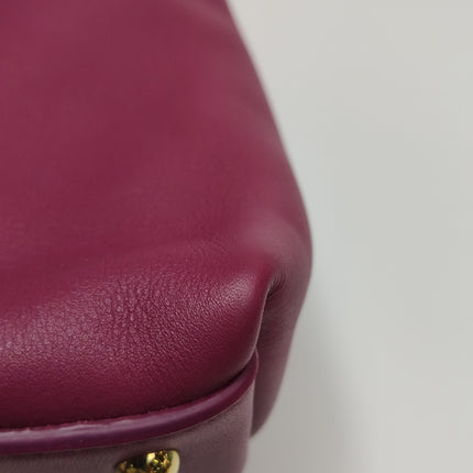 Bottega Veneta Ciao Ciao Medium Raspberry Pink Leather Gold Hardware Crossbody Bag