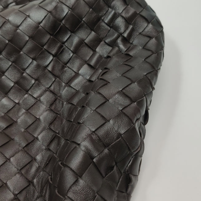 Bottega Veneta Jodie Maxi Lambskin Leather Chocolate Brown 70cm