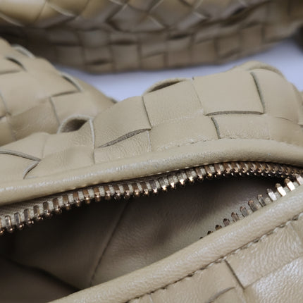 Bottega Veneta Jodie Maxi Lambskin Leather Beige Oats 70cm