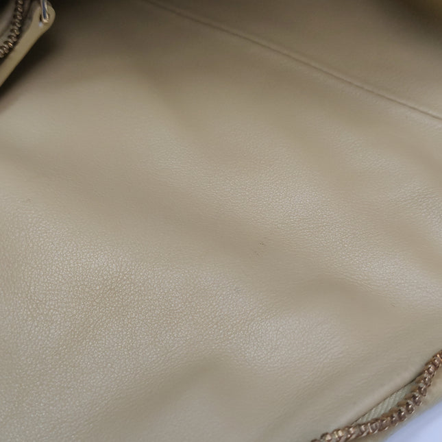 Bottega Veneta Jodie Maxi Lambskin Leather Beige Oats 70cm