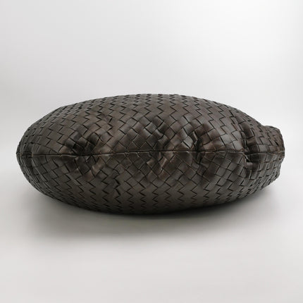 Bottega Veneta Jodie Maxi Lambskin Leather Chocolate Brown 70cm