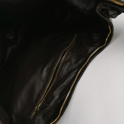 Bottega Veneta Jodie Maxi Lambskin Leather Chocolate Brown 70cm