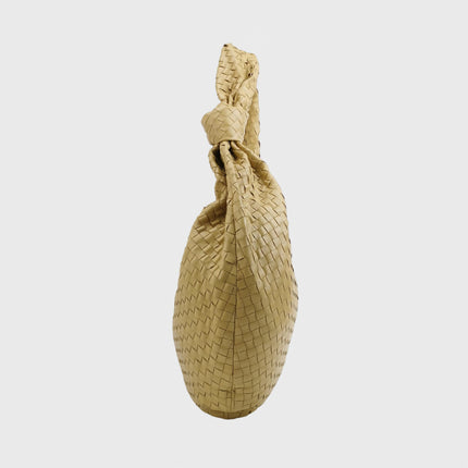 Bottega Veneta Jodie Maxi Lambskin Leather Beige Oats 70cm