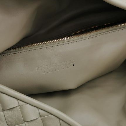 Bottega Veneta Hop Large Leather Travertine Pale Green Hobo Bag
