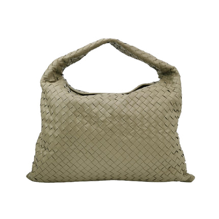 Bottega Veneta Hop Large Leather Travertine Pale Green Hobo Bag