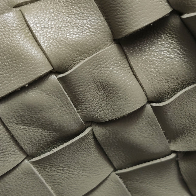 Bottega Veneta Hop Large Leather Travertine Pale Green Hobo Bag