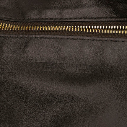 Bottega Veneta Jodie Maxi Lambskin Leather Chocolate Brown 70cm