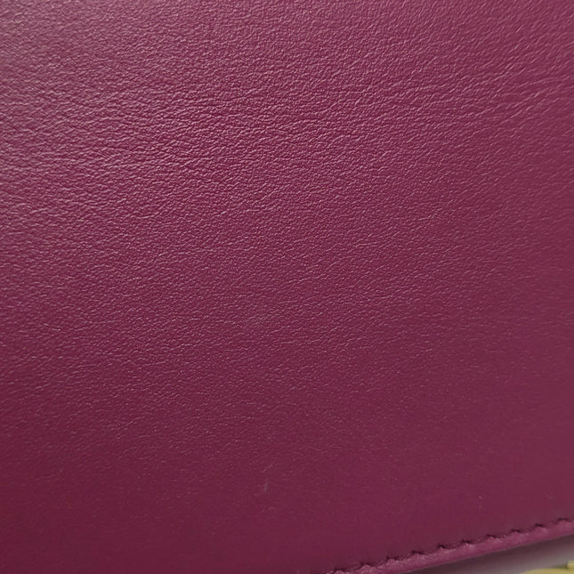 Bottega Veneta Ciao Ciao Medium Raspberry Pink Leather Gold Hardware Crossbody Bag
