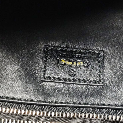 Gucci Jackie 1961 Large Black Calfskin Leather With Long Strap