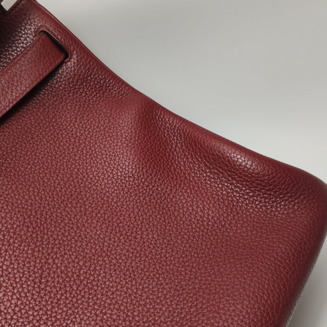 Hermes Kelly 40 Togo Leather Rouge H Deep Red Palladium Hardware 2014