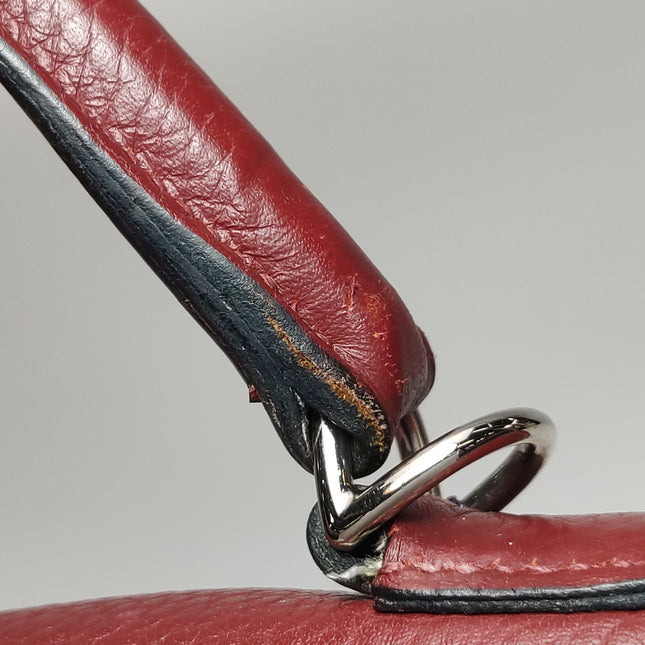 Hermes Kelly 40 Togo Leather Rouge H Deep Red Palladium Hardware 2014