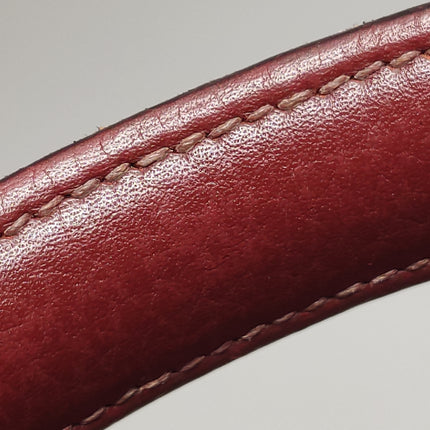 Hermes Kelly 40 Togo Leather Rouge H Deep Red Palladium Hardware 2014