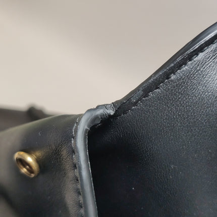 Balenciaga Rodeo Large Black Calfskin Leather Two Way Bag