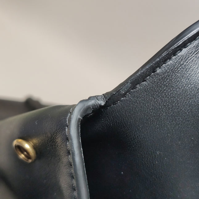 Balenciaga Rodeo Large Black Calfskin Leather Two Way Bag