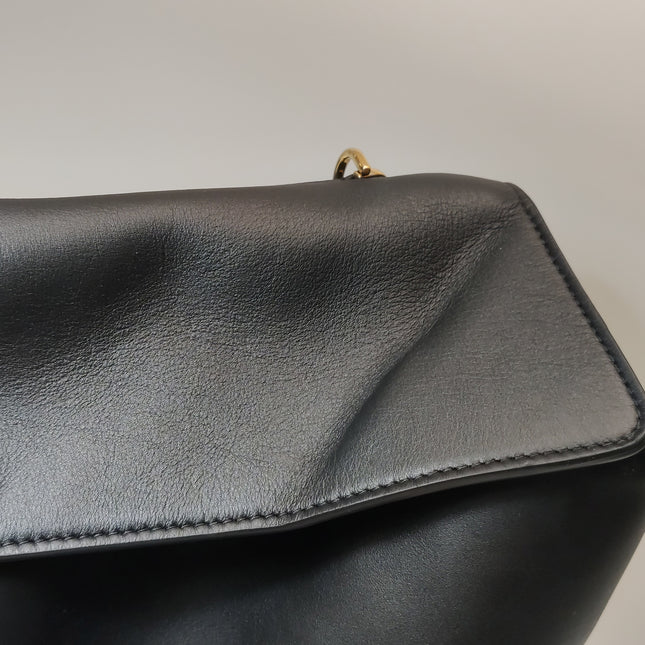Balenciaga Rodeo Large Black Calfskin Leather Two Way Bag