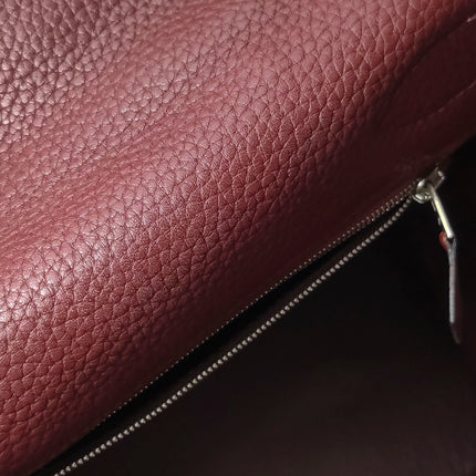 Hermes Kelly 40 Togo Leather Rouge H Deep Red Palladium Hardware 2014