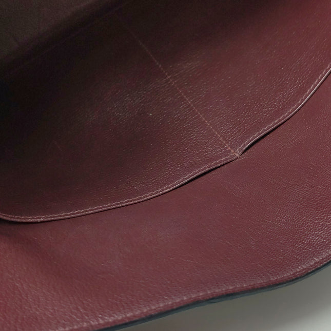 Hermes Kelly 40 Togo Leather Rouge H Deep Red Palladium Hardware 2014