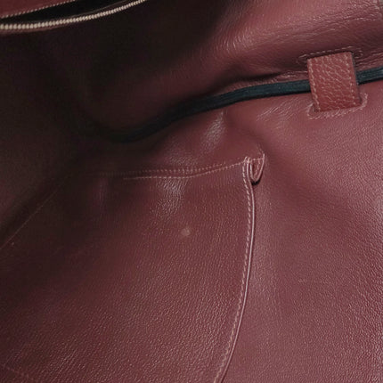 Hermes Kelly 40 Togo Leather Rouge H Deep Red Palladium Hardware 2014