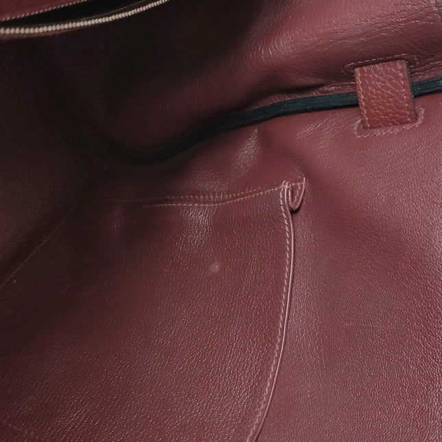 Hermes Kelly 40 Togo Leather Rouge H Deep Red Palladium Hardware 2014