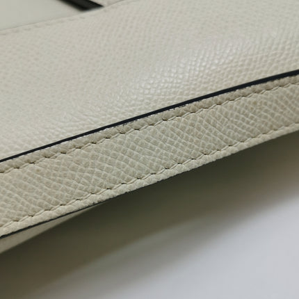 Dior Saddle bag white grain leather mini size