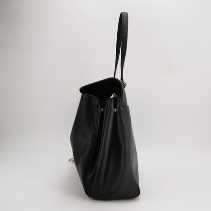 Balenciaga Rodeo Large Black Calfskin Leather Two Way Bag