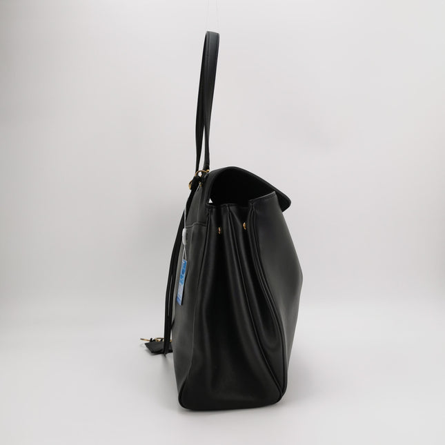 Balenciaga Rodeo Large Black Calfskin Leather Two Way Bag