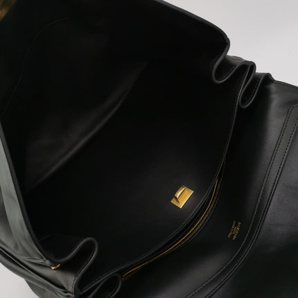 Balenciaga Rodeo Large Black Calfskin Leather Two Way Bag