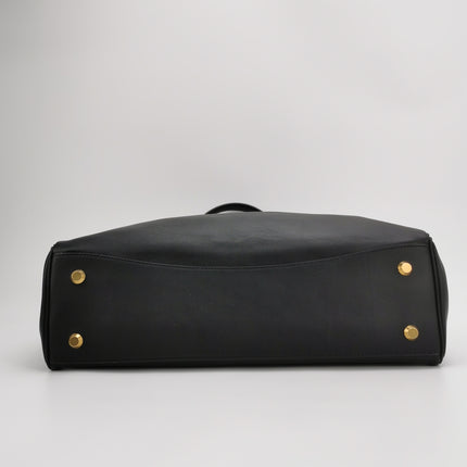 Balenciaga Rodeo Large Black Calfskin Leather Two Way Bag
