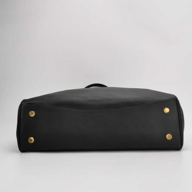 Balenciaga Rodeo Large Black Calfskin Leather Two Way Bag